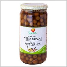 Vegetalia Olives Arbequines Bio 390 g - Vegan, sans gluten, sans lactose