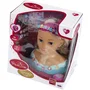 Klein - Mariella 5398 - Tête à coiffer et maquiller pour enfant dès 3 ans avec accessoires (cheveux blonds, brosse, peigne, perles, pinces, palette de maquillage)