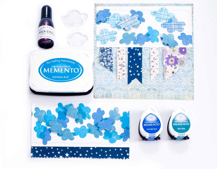 Tsukineko MEMENTO Almohadille de tinta gota couleur tarta de pera translúcida 32x50mm