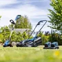 Scheppach Pack Tondeuse Robot BC-MP320-X 32 cm et Coupe-Bordure C-LT300-X 2 en 1 - Système 20V IXES avec 2 Batteries 4Ah et Chargeur