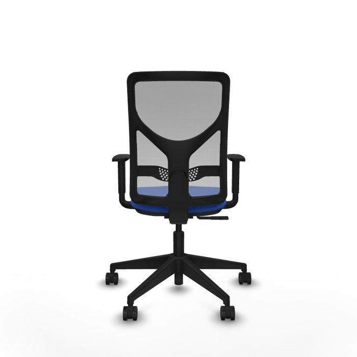 PIQUERAS Y CRESPO Chaise Motilla Synchro Bleu Maille Gris PIQUERAS Y CRESPO Chaise Motilla Synchro Bleu Maille Gris