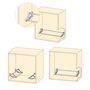 Emuca Range-chaussures Self pour intérieur d'armoire, Peint en aluminium, Acier et Plastique.