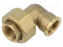 GEBO Coude à 90° G 1/2 inférieur en laiton