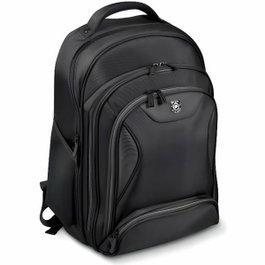 Port Designs Sac à dos professionnel pour ordinateur portable 15,6/17 pouces Noir