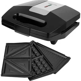 Sencor SSM 9410SS Appareil à croque-monsieur 3 en 1 - Argent