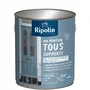 Ripolin Peinture multi-supports Mat, 2L, RAL 5024 Bleu pastel - Pour bois, métal, béton, PVC - Résistante aux intempéries, UV, humidité et corrosion