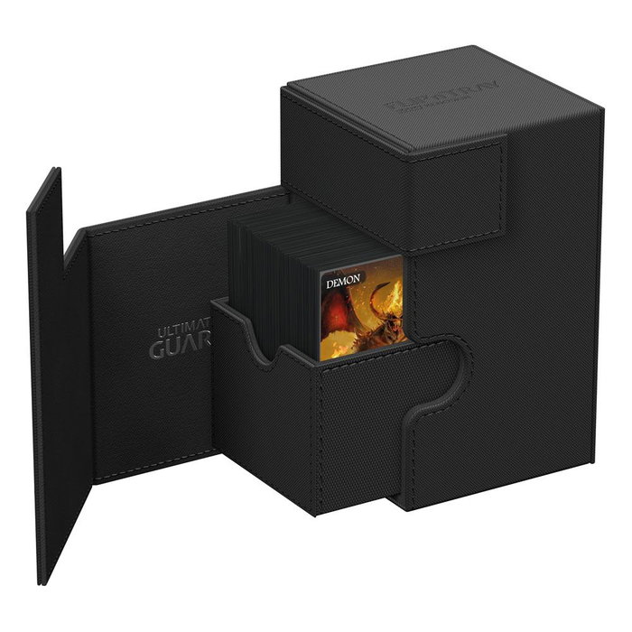 Ultimate Guard Flip'n'Tray 100+ Xenoskin - Black Ultimate Guard Flip'n'Tray 100+ Xenoskin - Black