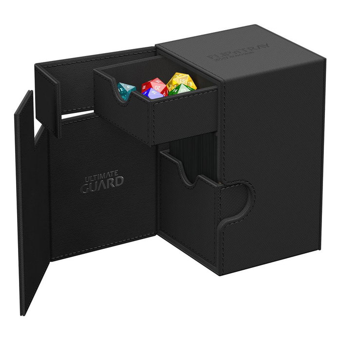 Ultimate Guard Flip'n'Tray 100+ Xenoskin - Black Ultimate Guard Flip'n'Tray 100+ Xenoskin - Black