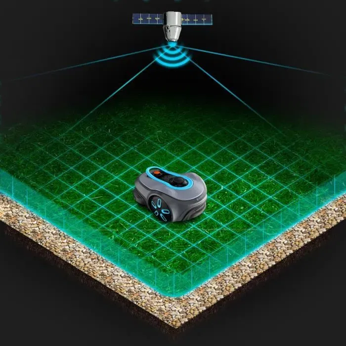 Gardena - Tondeuse robot connectée Smart SILENO Free 800 - Sans câbles périphériques - Surface jusqu'à 800 m² - Smart Gateway inclus