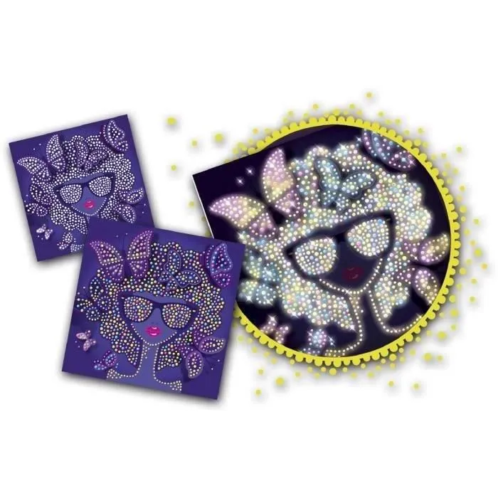 Lansay Pixelo Phospho 2D 20285 - Jeu de coloriage phosphorescent brillant dans le noir, à partir de 7 ans, sans piles