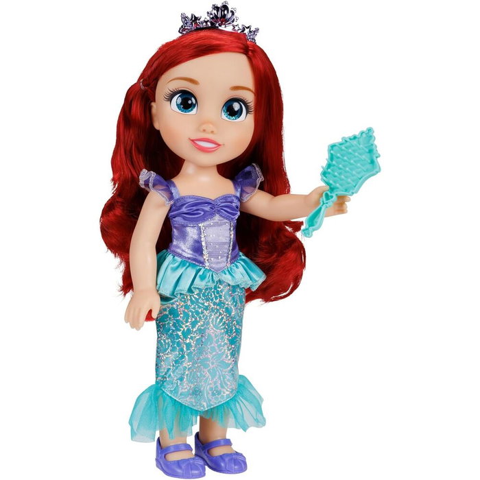 JAKKS PACIFIC - Poupée Ariel La Petite Sirène Disney, 38 cm, avec accessoire, pour 100ème anniversaire
