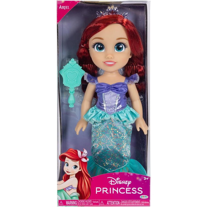JAKKS PACIFIC - Poupée Ariel La Petite Sirène Disney, 38 cm, avec accessoire, pour 100ème anniversaire