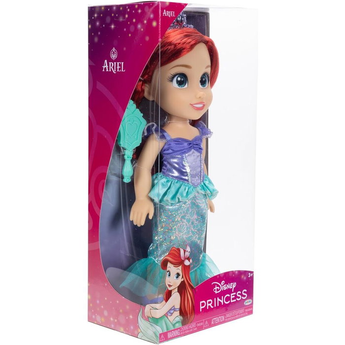 JAKKS PACIFIC - Poupée Ariel La Petite Sirène Disney, 38 cm, avec accessoire, pour 100ème anniversaire