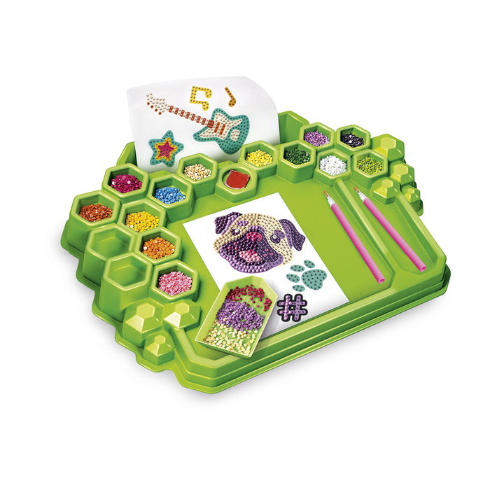 Clementoni Sparkly Creations 18716 - Kit créatif pour fabriquer et personnaliser ses propres surligneurs - Jeu éducatif et manuel dès 7 ans