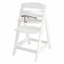 ROBA Chaise Haute Évolutive Sit Up III en Bois - Blanc et Gris