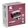 Kidywolf K-PRINT rouge Appareil photo instantané avec fonction selfie