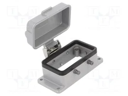 LAPP Boîtier pour connecteurs HDC taille H-B 10, montage sur panneau, droit