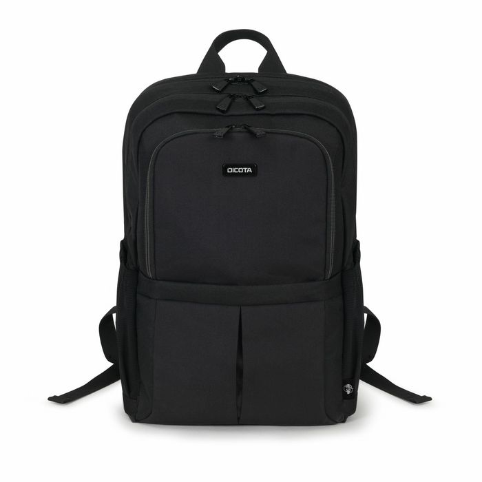 Dicota Sac à dos Eco Backpack SCALE 13-15.6 pouces, 19.5L, PET recyclé 600D, Noir, ordinateur portable, compartiments multiples