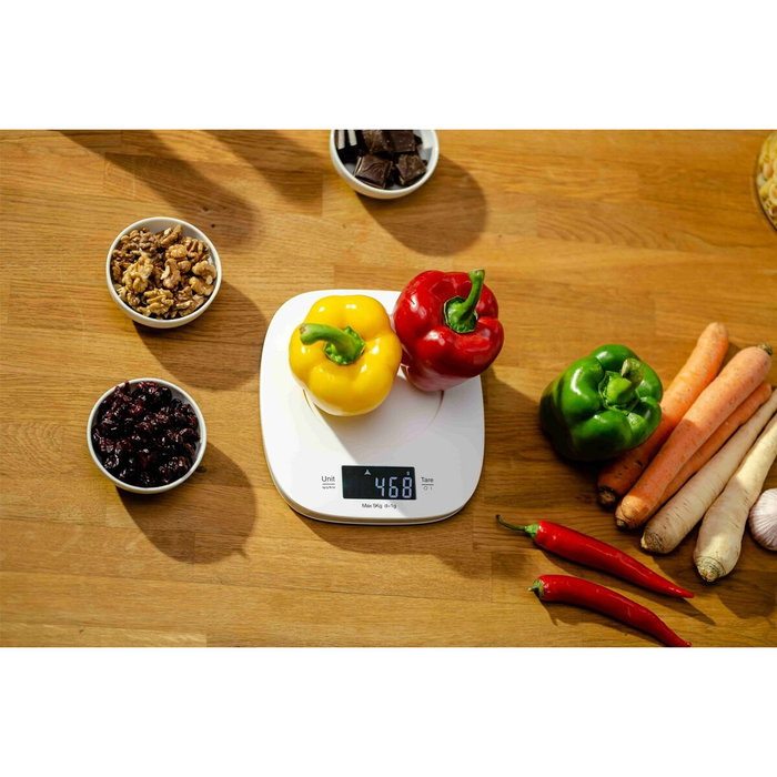 Zelmer balance de cuisine ZKS 1451 Bleu Blanc 5 kg 1 L