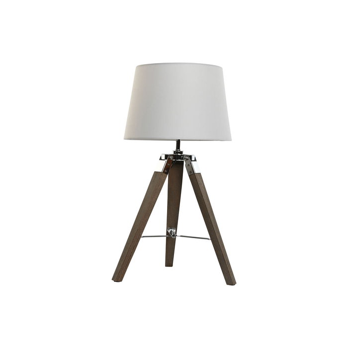 Lampe de bureau Home ESPRIT Blanc Marron Bois 36 x 36 x 60 cm Lampe de bureau Home ESPRIT Blanc Marron Bois 36 x 36 x 60 cm