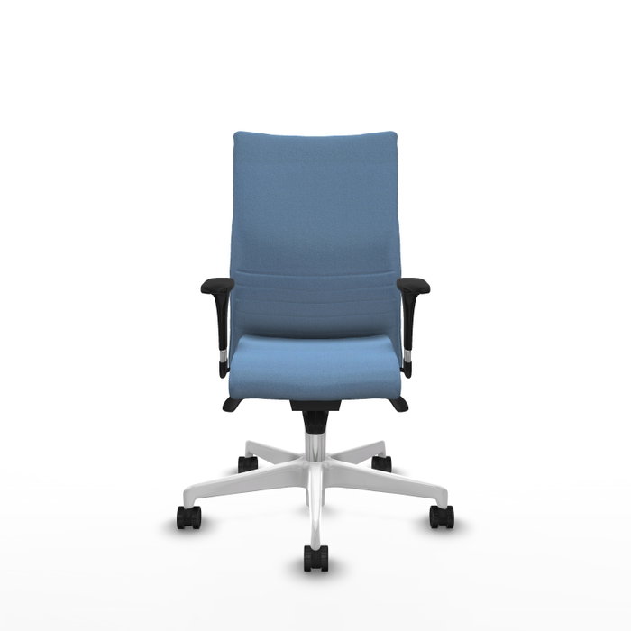 Piqueras Y Crespo Silla Albacete confidente, Bleu ciel, Mécanisme Sincro, Bras 1D Piqueras Y Crespo Silla Albacete confidente, Bleu ciel, Mécanisme Sincro, Bras 1D