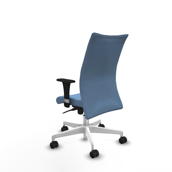 Piqueras Y Crespo Silla Albacete confidente, Bleu ciel, Mécanisme Sincro, Bras 1D Piqueras Y Crespo Silla Albacete confidente, Bleu ciel, Mécanisme Sincro, Bras 1D