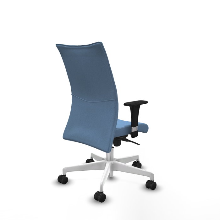 Piqueras Y Crespo Silla Albacete confidente, Bleu ciel, Mécanisme Sincro, Bras 1D Piqueras Y Crespo Silla Albacete confidente, Bleu ciel, Mécanisme Sincro, Bras 1D
