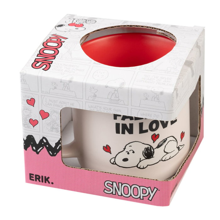 ERIK Tasse Snoopy des Peanuts 350 ml - Tasse à café blanc avec motifs personnage