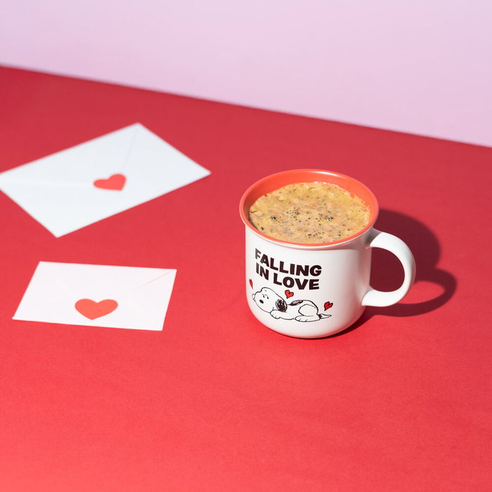 ERIK Tasse Snoopy des Peanuts 350 ml - Tasse à café blanc avec motifs personnage