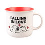ERIK Tasse Snoopy des Peanuts 350 ml - Tasse à café blanc avec motifs personnage
