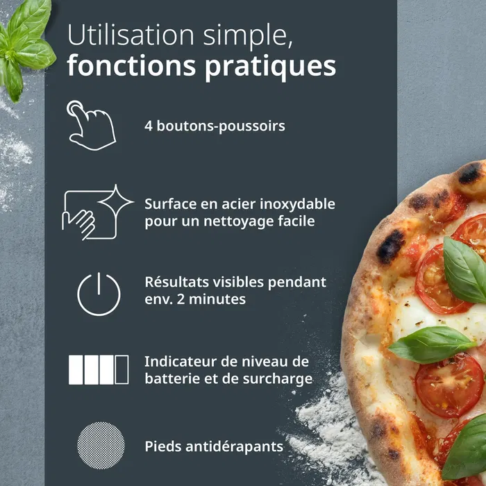 ADE Balance de cuisine numérique double plateforme Isabella - Acier inoxydable - Pèse de 0.1g à 5kg - 6 unités - Inclus piles ADE Balance de cuisine numérique double plateforme Isabella - Acier inoxydable - Pèse de 0.1g à 5kg - 6 unités - Inclus piles