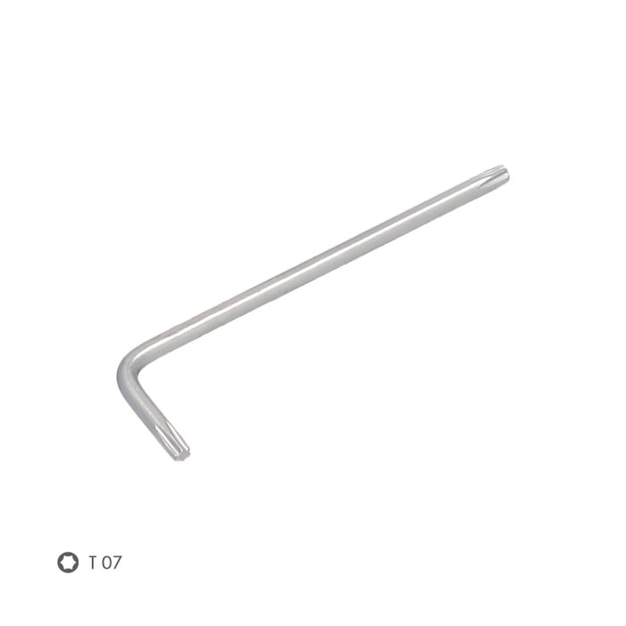 WOLFPACK LINEA PROFESIONAL Clé Torx Standard T07 en Acier Chrome Vanadium