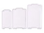 Kinvara Lot de 3 bacs de rangement transparents pour réfrigérateur 37x11x21 cm plastique (Set de 4)