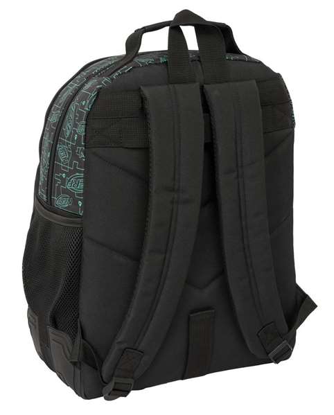 Safta Mochila Doble Adapt.Carro Nerf Nerf "Game" 32x42x15 cm, Sac à dos double adapté au chariot pour jouets Nerf