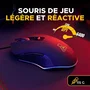 The G-Lab Combo Hydrogen BKG - Pack gamer clavier et souris filaires - Clavier 60% Azerty noir avec switches précis et souris 6400 DPI - pour gaming et bureau