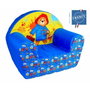 Fun House Fauteuil club enfant Paddington Jaune et Bleu