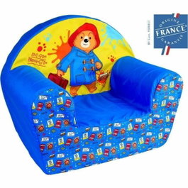 Fun House Fauteuil club enfant Paddington Jaune et Bleu