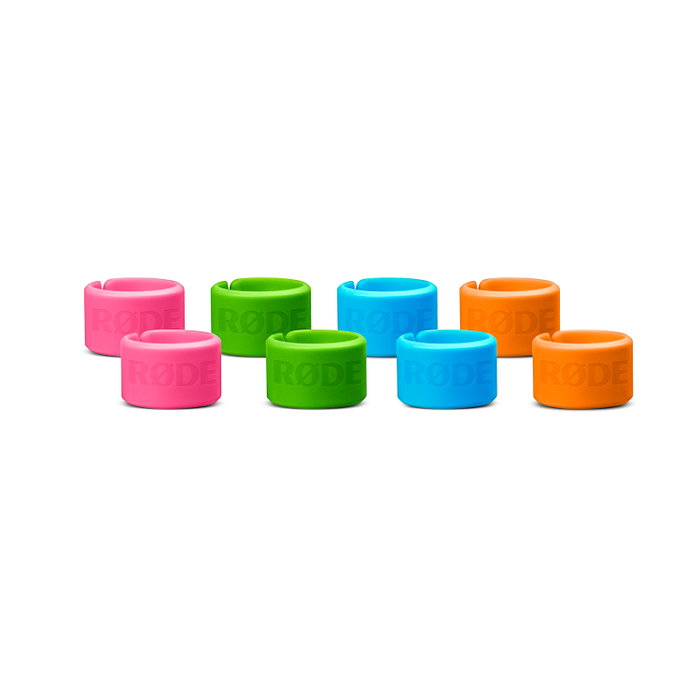 RODE XLR-ID Jeu de 8 Anneaux de Codification Couleur pour Connecteurs XLR Identification de Câble RODE XLR-ID Jeu de 8 Anneaux de Codification Couleur pour Connecteurs XLR Identification de Câble