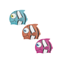 Bestway 26025 Bonnet de Bain Silicone Poisson Couleur Assortie pour Enfant +3 Ans Piscine et Plage