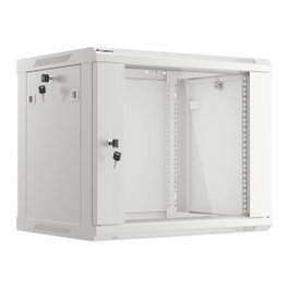 Lanberg Armoire rack murale 19 pouces 9U 600x450 mm Gris