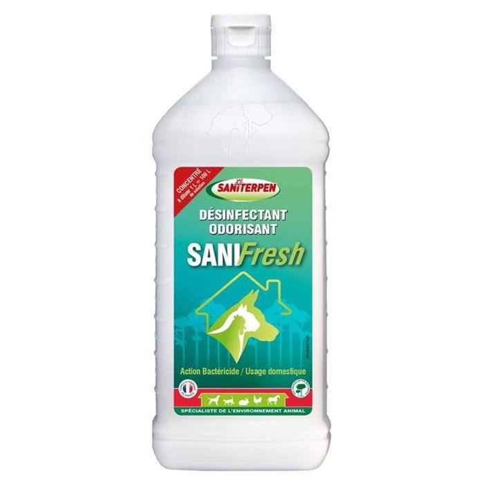 Saniterpen SANIfresh Désinfectant odorisant concentré 1 L Saniterpen SANIfresh Désinfectant odorisant concentré 1 L