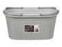 STEFANPLAST Panier à linge Elegance avec poignées, Gris clair