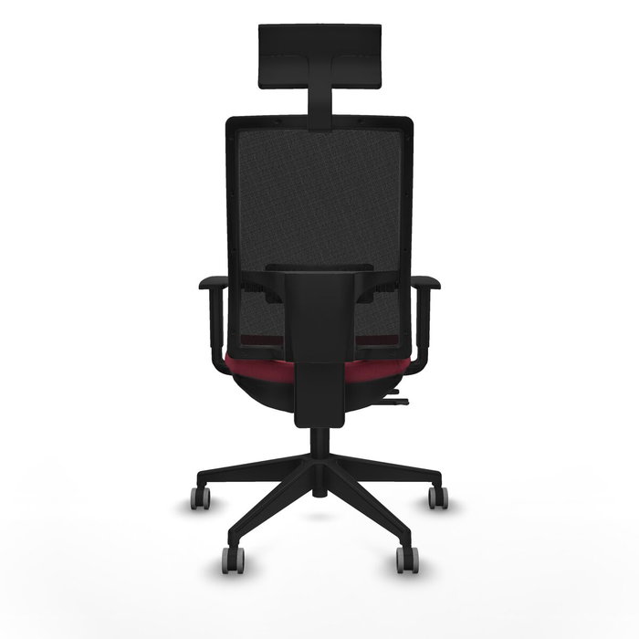 Chaise de Bureau avec Appui-tête Piqueras y Crespo 1D066G1 Bordeaux
