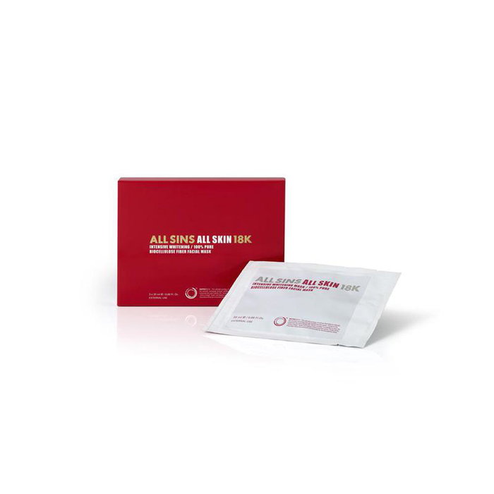 All sins Masque biocell Blanchissant 18k Lot de 3 All sins Masque biocell Blanchissant 18k Lot de 3