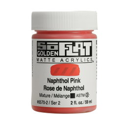 Golden SoFlat Peinture Acrylique Naftol Rosa 59 ml