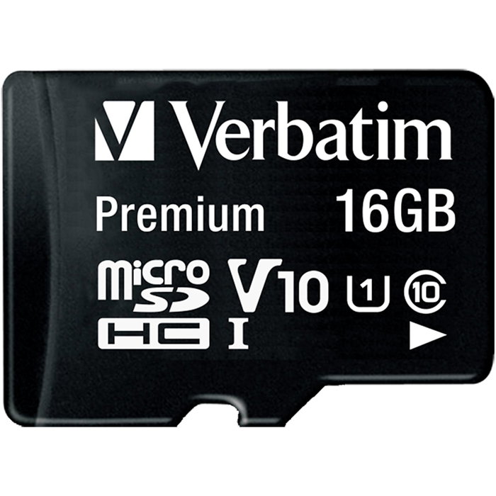 Verbatim MicroSDHC 16 Go Classe 10 avec adaptateur