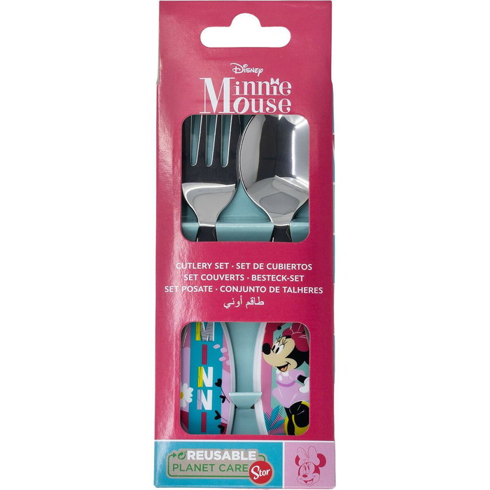 Licensing Ensemble de couverts 2 pcs elliptiques métalliques Minnie Licensing Ensemble de couverts 2 pcs elliptiques métalliques Minnie