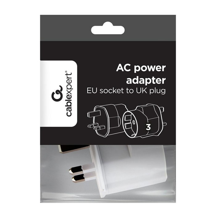 Adaptateur de courant GEMBIRD A-AC-EUFUKM-01 Type F Type G