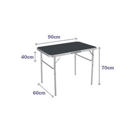 Table Piable Marbueno Gris 90 x 70 x 60 cm