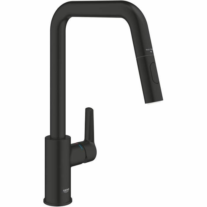 Grohe Start Mitigeur de cuisine avec douchette, noir mat